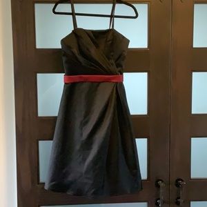 Black formal cocktail dress